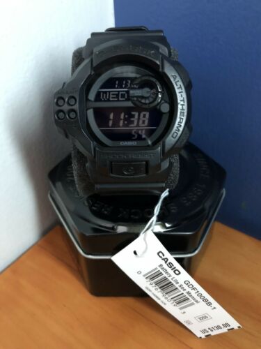 malla Arena Digital G-Shock GDF-100BB Rare Discontinued Limited Edition Black Out Casio GDF100  BB | WatchCharts