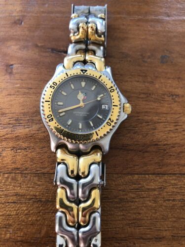 Tag Heuer Watch WG1120 KO Two Tone Stainless Steel Quartz Movement