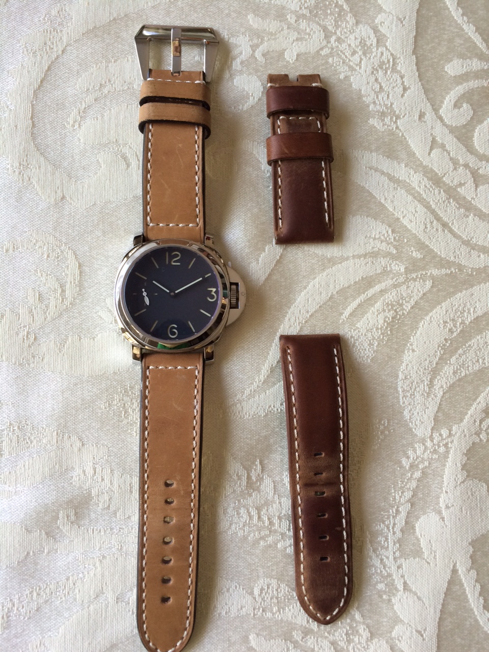 FS JOA PAM 111 Homage and Parnis 46mm Black Dial Pilot Style