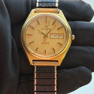 Seiko Lord Quartz 7143-7020 Kanji Day Date Mens Vintage Oct 1979
