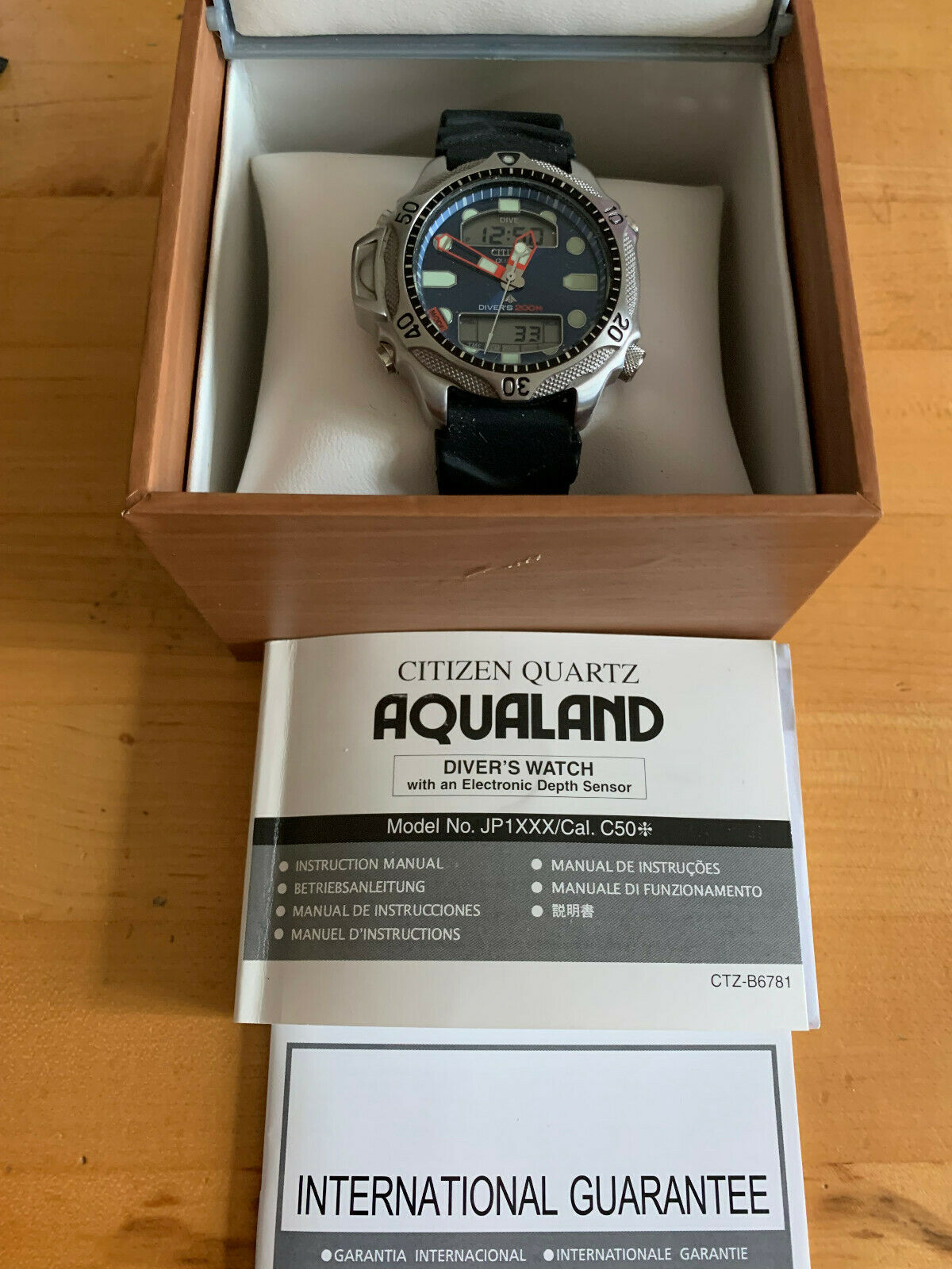 CITIZEN C500 ダイバーズウォッチ アナデジ アクアランド CITIZEN C500 ダイバーズウォッチ アナデジ アクアランド 2025年最新