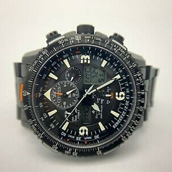 Citizen Eco Drive W.R. 20BAR SkyHawk A T Wristwatch GN 4W S 12G WatchCharts Marketplace