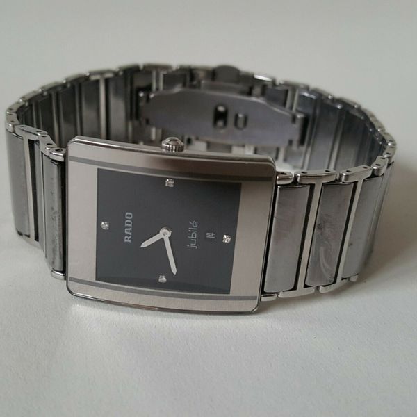 100% Genuine Men's Diamond Dot Rado Diastar Jubile Quartz Wrist Watch ...