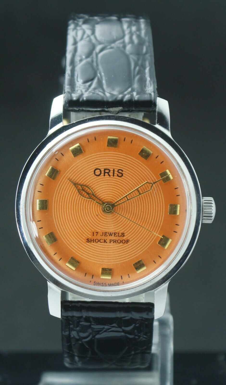 Luxury ORIS Orange Dial 17 Jewels