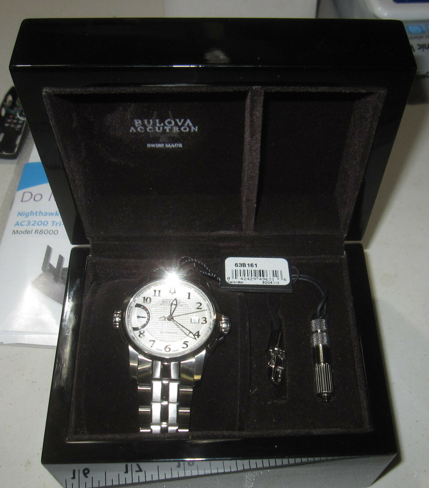 NEW Bulova Accutron 63B161 Men's Calibrator Automatic Watch | WatchCharts