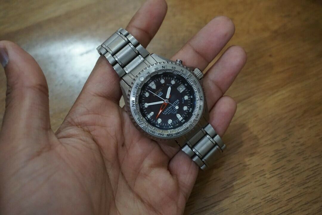 Rare JDM Seiko Landmaster AGS GMT Titanium 5M45-6A00 Monocoque