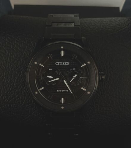 Citizen Eco-Drive Weekender Mens Watch 8725-S111927 W Citizen Box