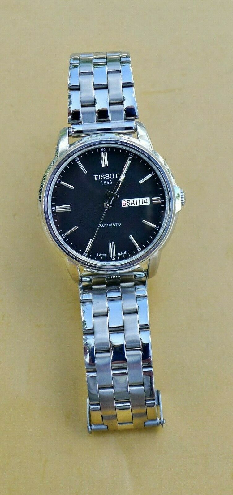 AUTHENTIC MEN S TISSOT AUTOMATIC 111 25 JEWEL WATCH T0654301105100