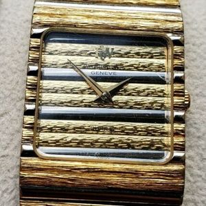 Raymond Weil Geneve 9056 18k Gold Electroplated Women's Watch NEW