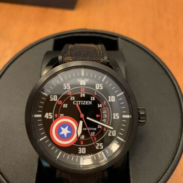 Citizen Eco-Drive Mens MARVEL Captain America Watch AW1367-05W NWT |  WatchCharts