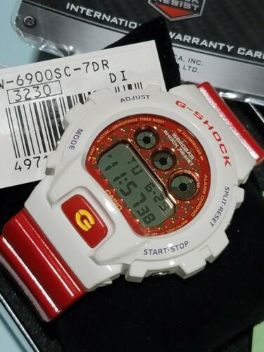 Casio G-SHOCK - 3230 - RED / White Lt Ed - DW6900 Watch 20bar DW 