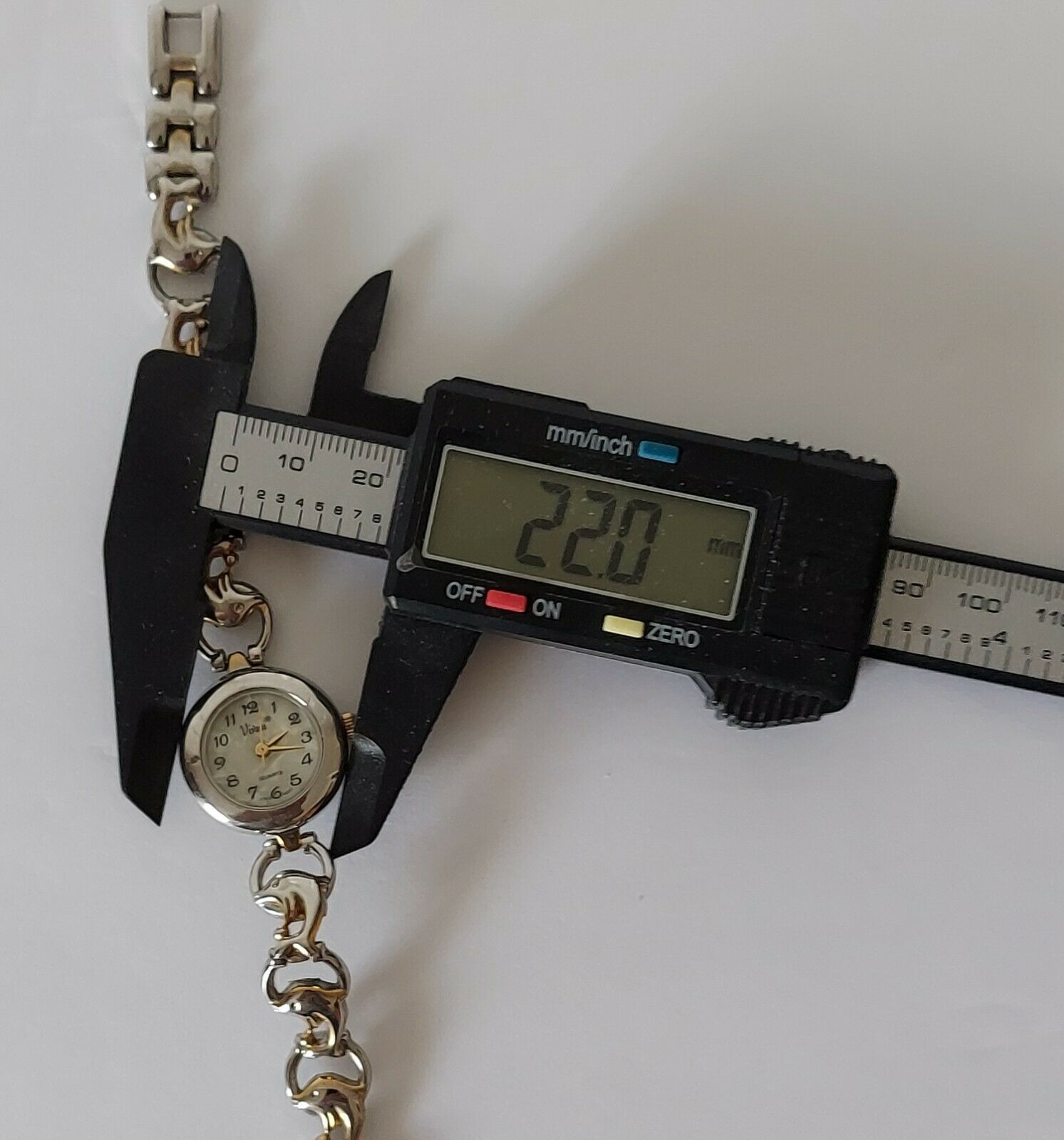 NEW!! Vivani Watch & Bracelet Set (Dolphins) SENSATIONAL! Vintage VIVANI Quartz Watch & Bracelet Set w  main image 3