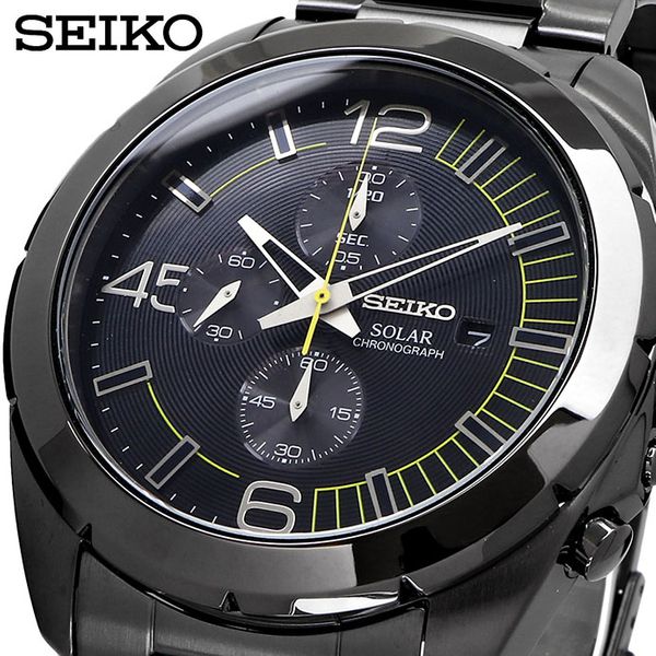 Seiko Watch Seiko Watch Popular Watch Solar Chronograph 100m Mens Ssc217p1 Overseas Model 1801