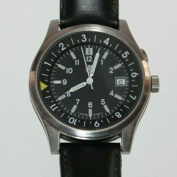 Mens Luminox Field Watch Dual Time Zone 249XL.01 H3 MBM GMT WatchCharts