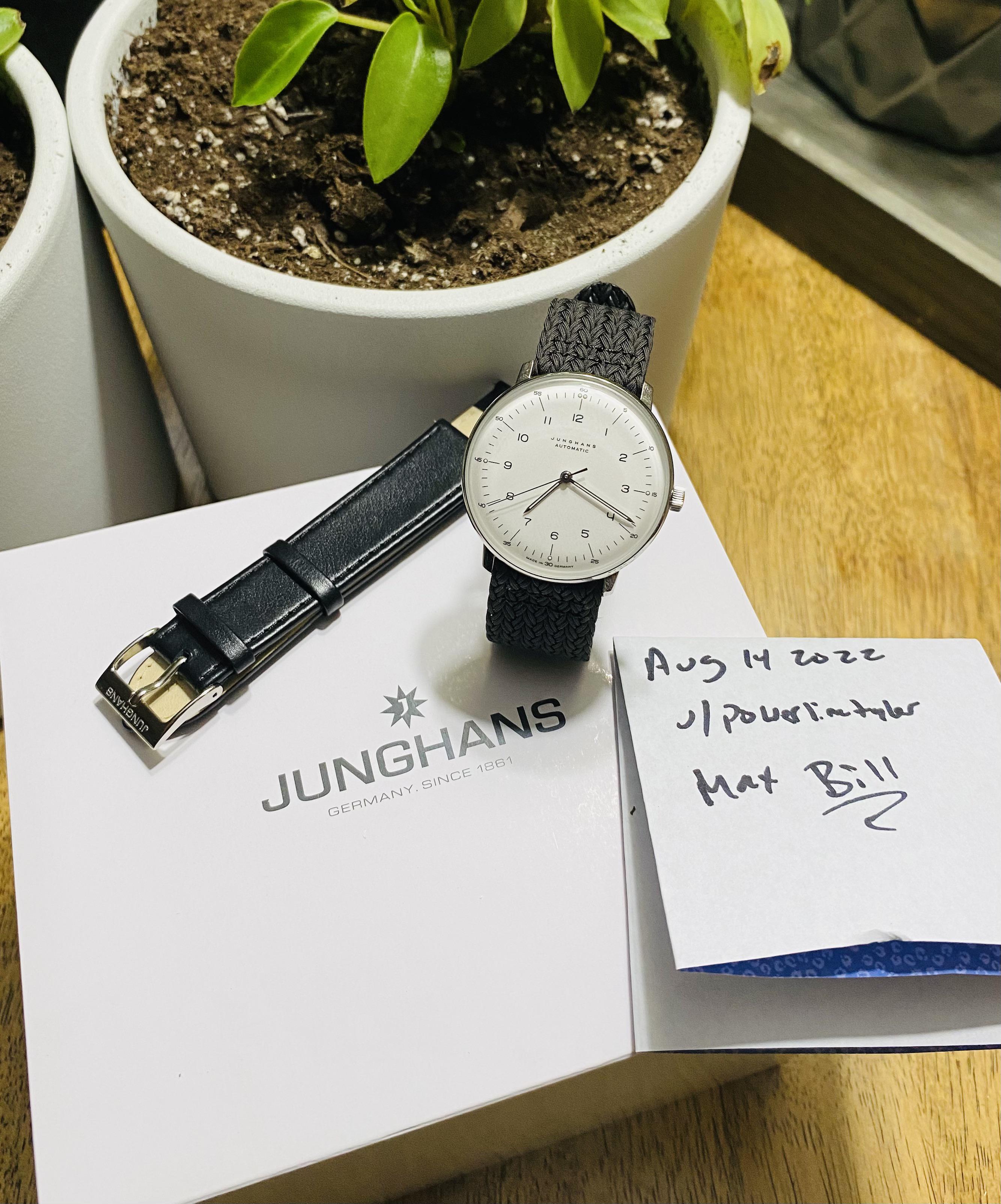 WTS Sapphire Junghans Max Bill 38mm Automatic WatchCharts