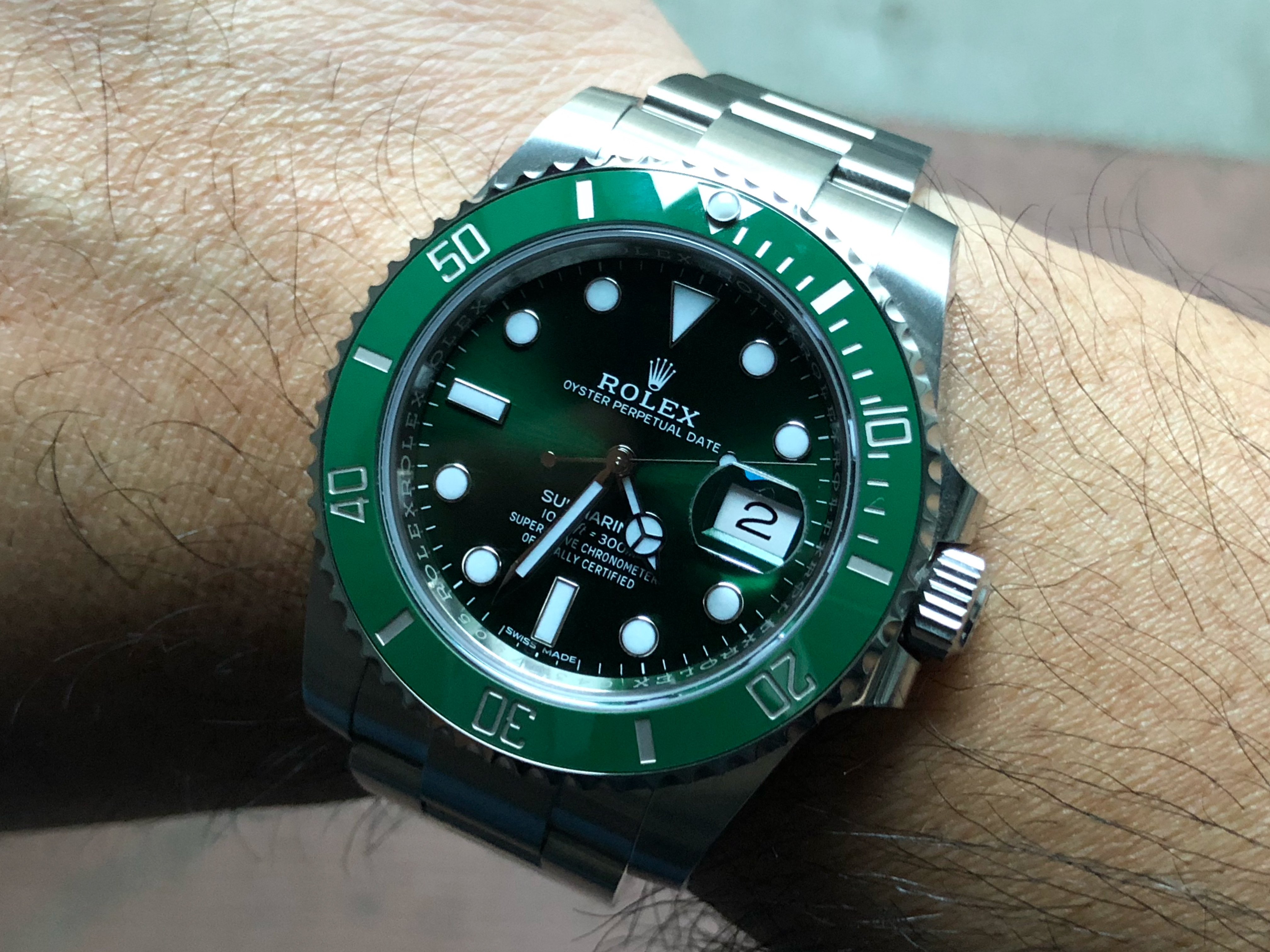 Rolex 2018 Mint Submariner Hulk 116610LV