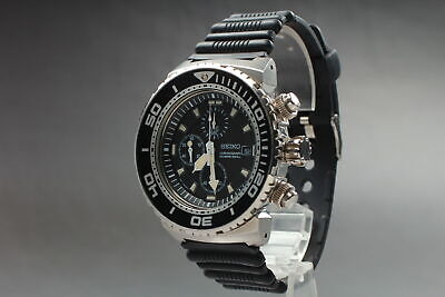 RARE N MINT SEIKO 7T92 0JG0 SNDA13P1 Quartz Diver s 200m Black