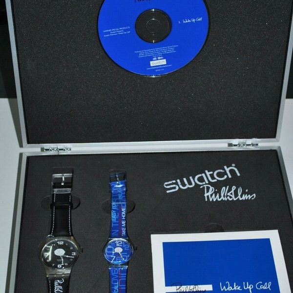 2003 Swatch Special watch GZ180 Pack Suitcase Phil Collins SPECIAL