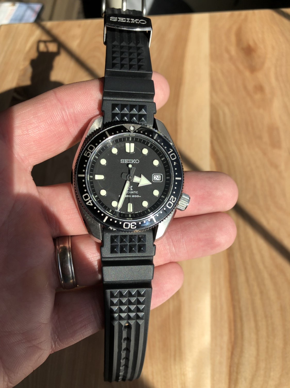 Seiko mm300 rubber online strap