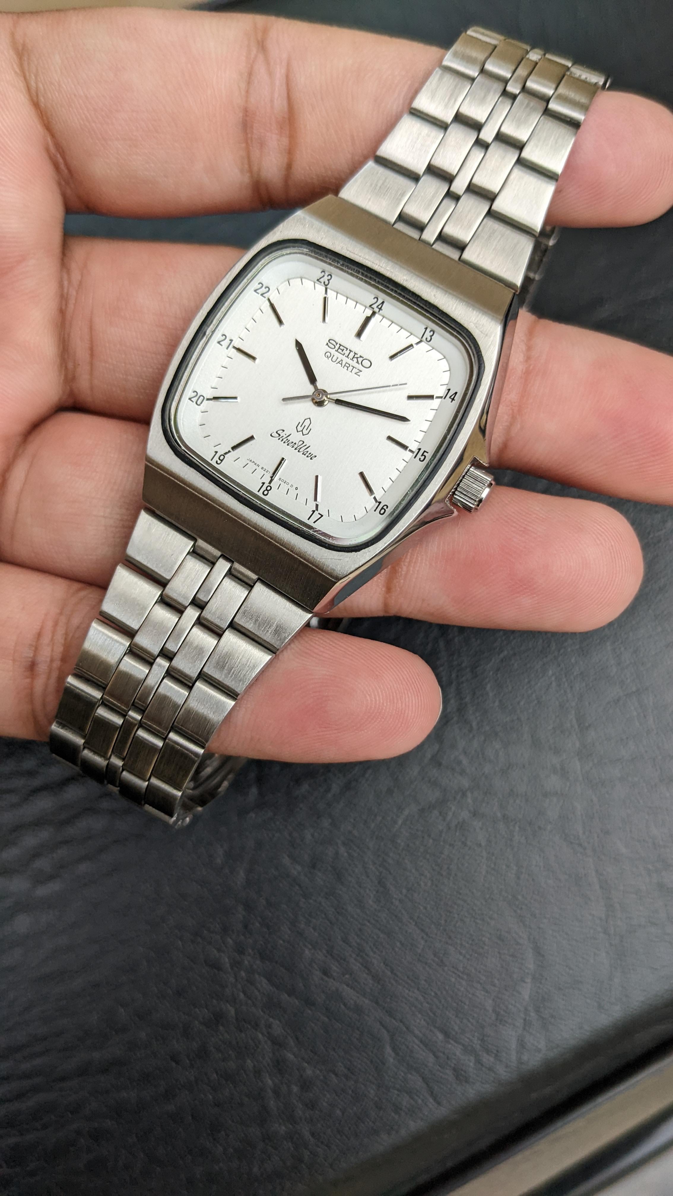 WTS] Seiko Quartz Silver Wave 8221-5020 Japan for sale $125