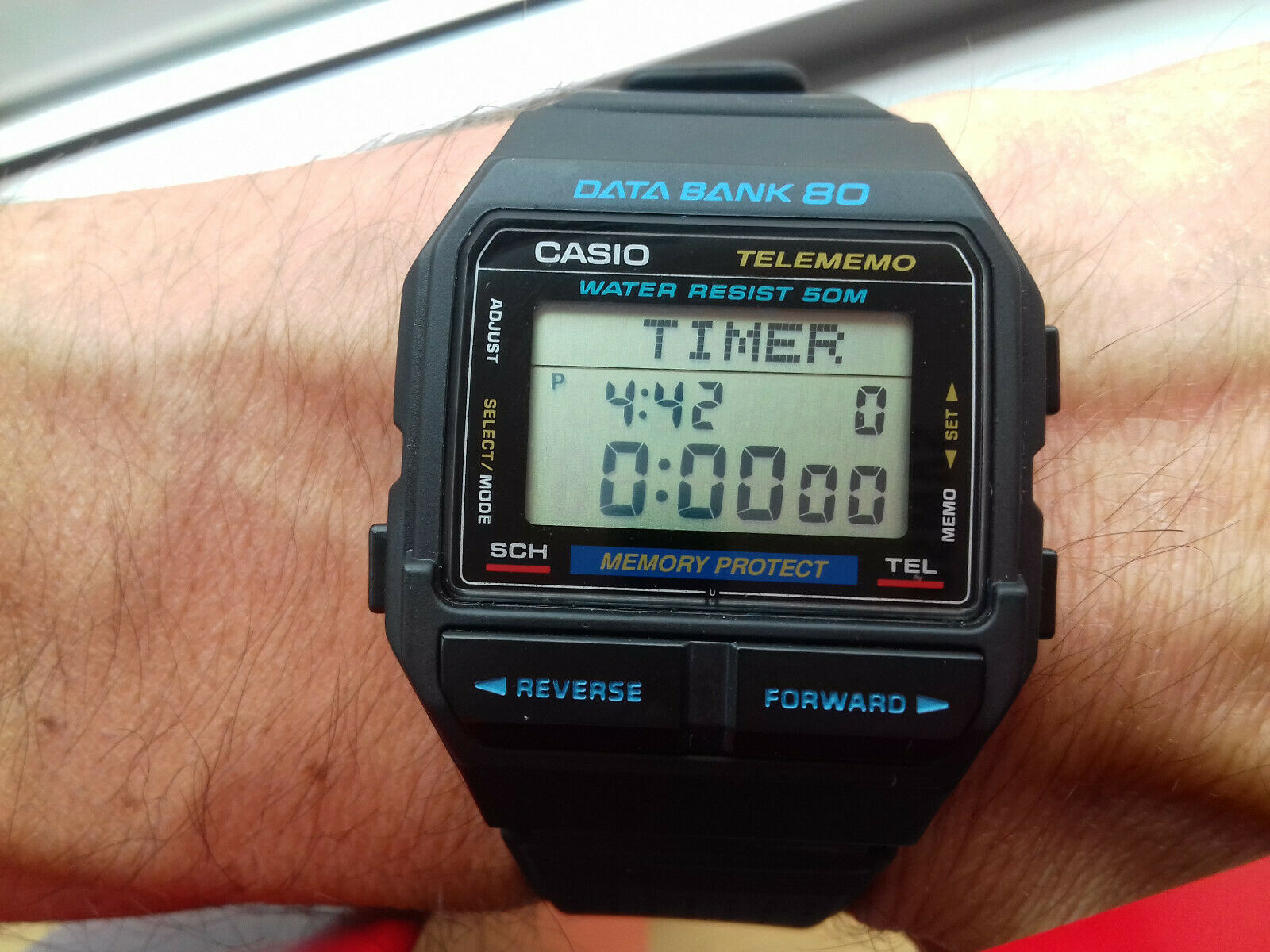 Casio DB-80 Module 1485 Databank 80 Vintage Collection NOS Montre