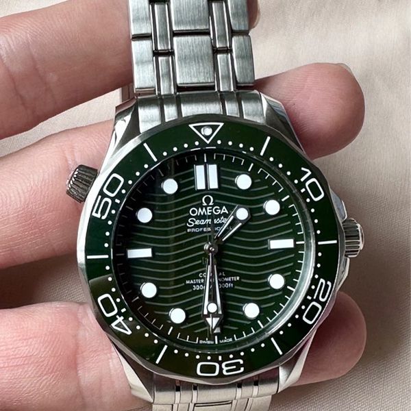 ⚫️???? 4/2023 Omega Seamaster Diver 300 Green Seaweed SMP 300 Master ...