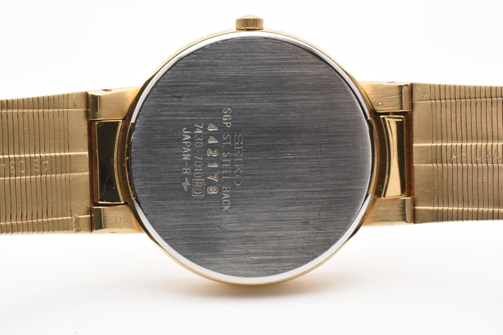 SEIKO セイコー 1P 石付き SGP 7430-7010 クォーツ 腕時計