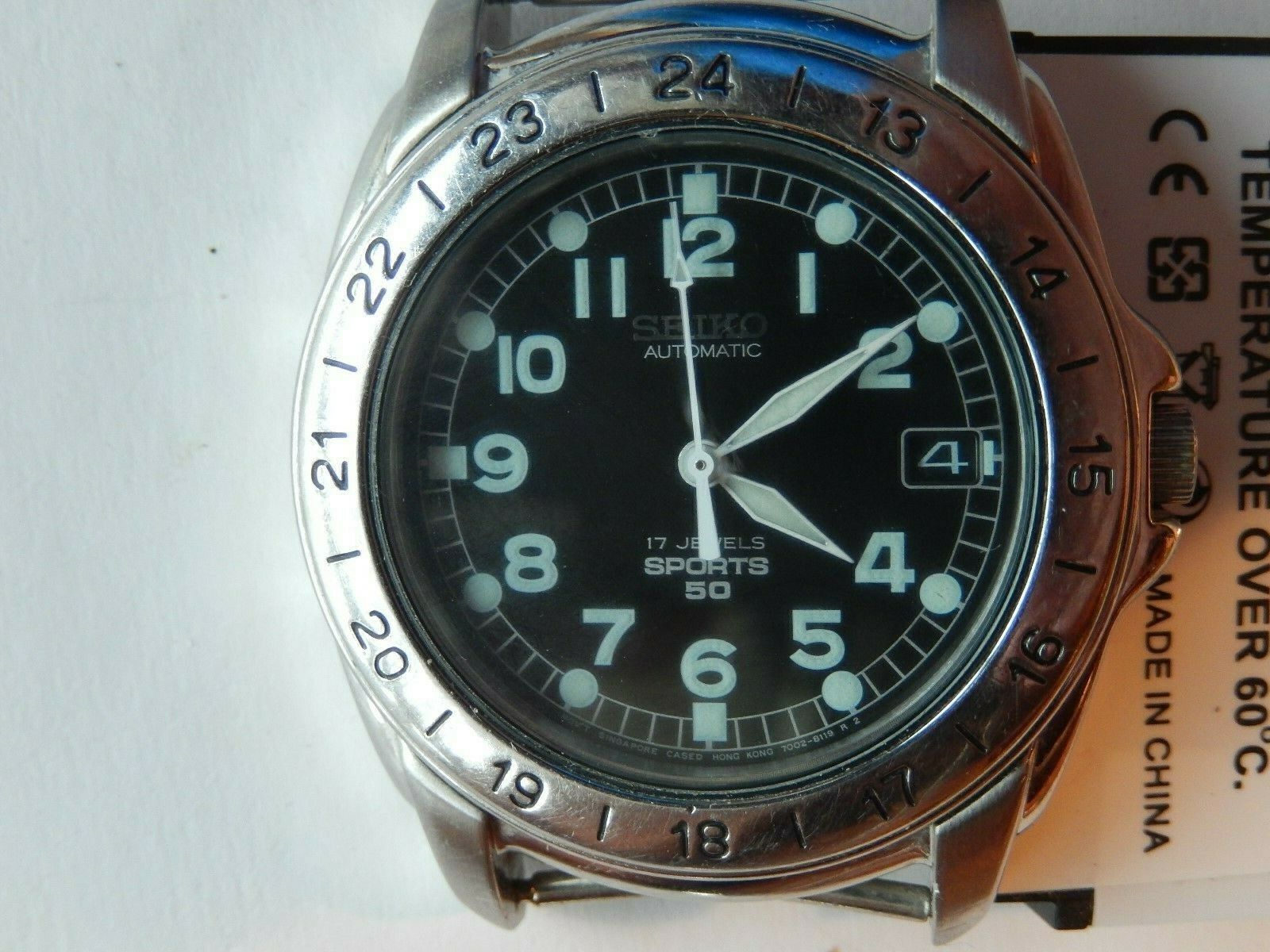 Seiko 7002-8059 Sport 50 vintage 1995/6 Excellent Time, very clean movement  | WatchCharts
