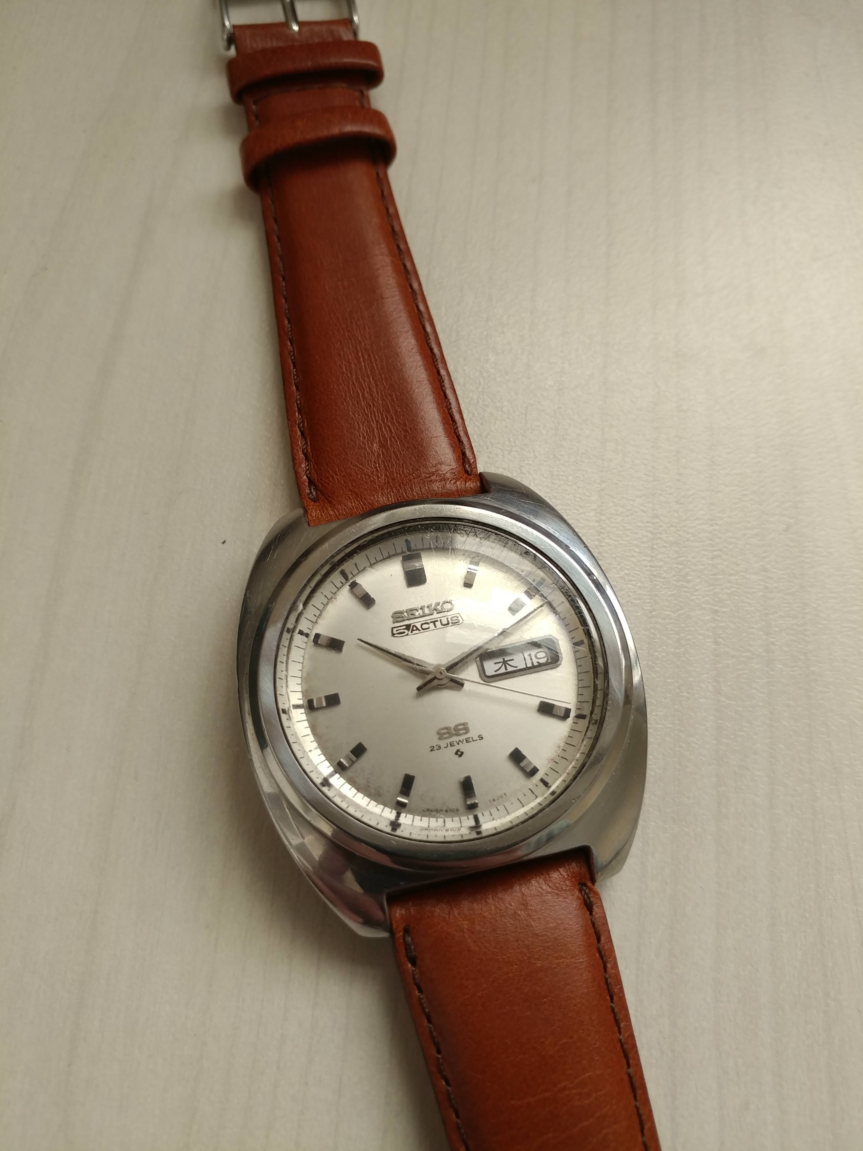 FSOT: Vintage Seiko Actus SS 6106-7420 95$ | WatchCharts Marketplace