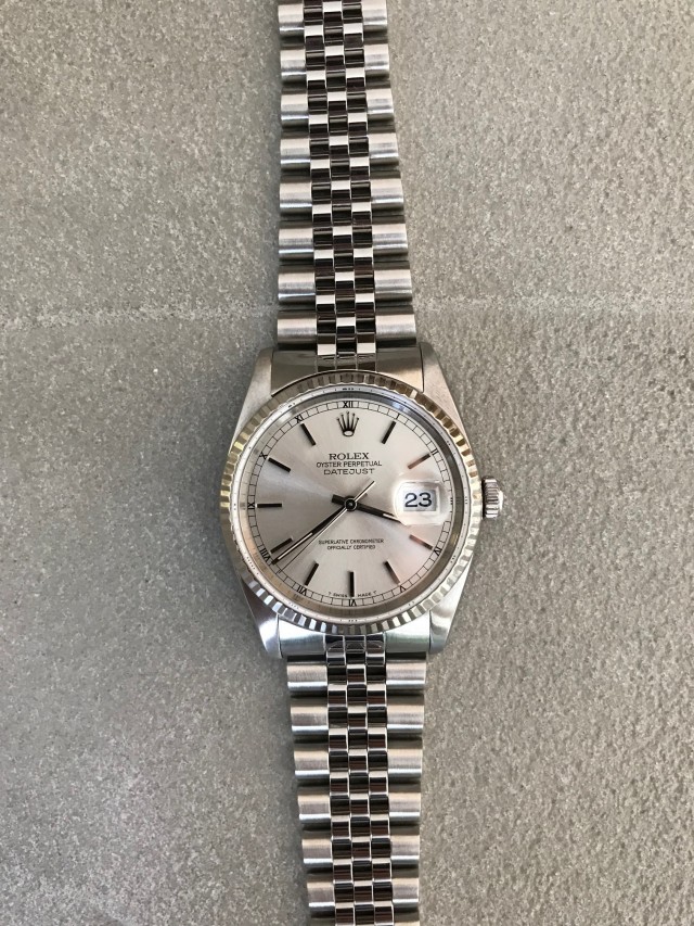 Rolex Datejust 16234 - Silver Dial 