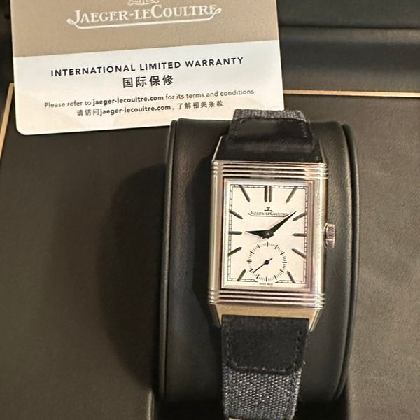 FS: 2023 Jaeger LeCoultre Reverso Tribute Stainless Steel White ...