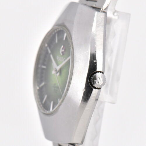Auth RADO Ticino 702 Automatic Date Green gradation Dial Men's