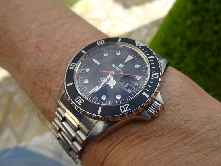 Breil Manta 80 s Monnin 37mm Diver 200 Swiss Made ETA