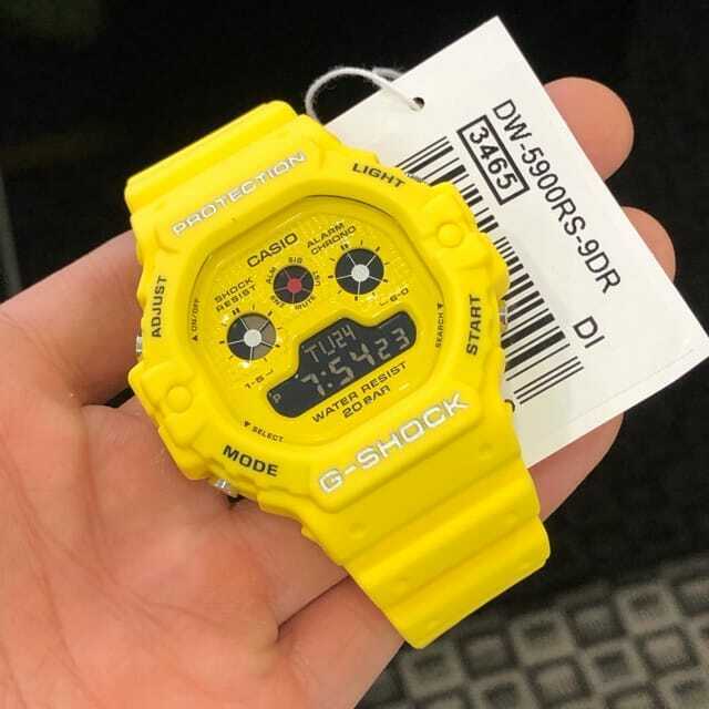 Casio g-shock DW-5900 RS-9 yellow Hot Rock Sounds Limited 
