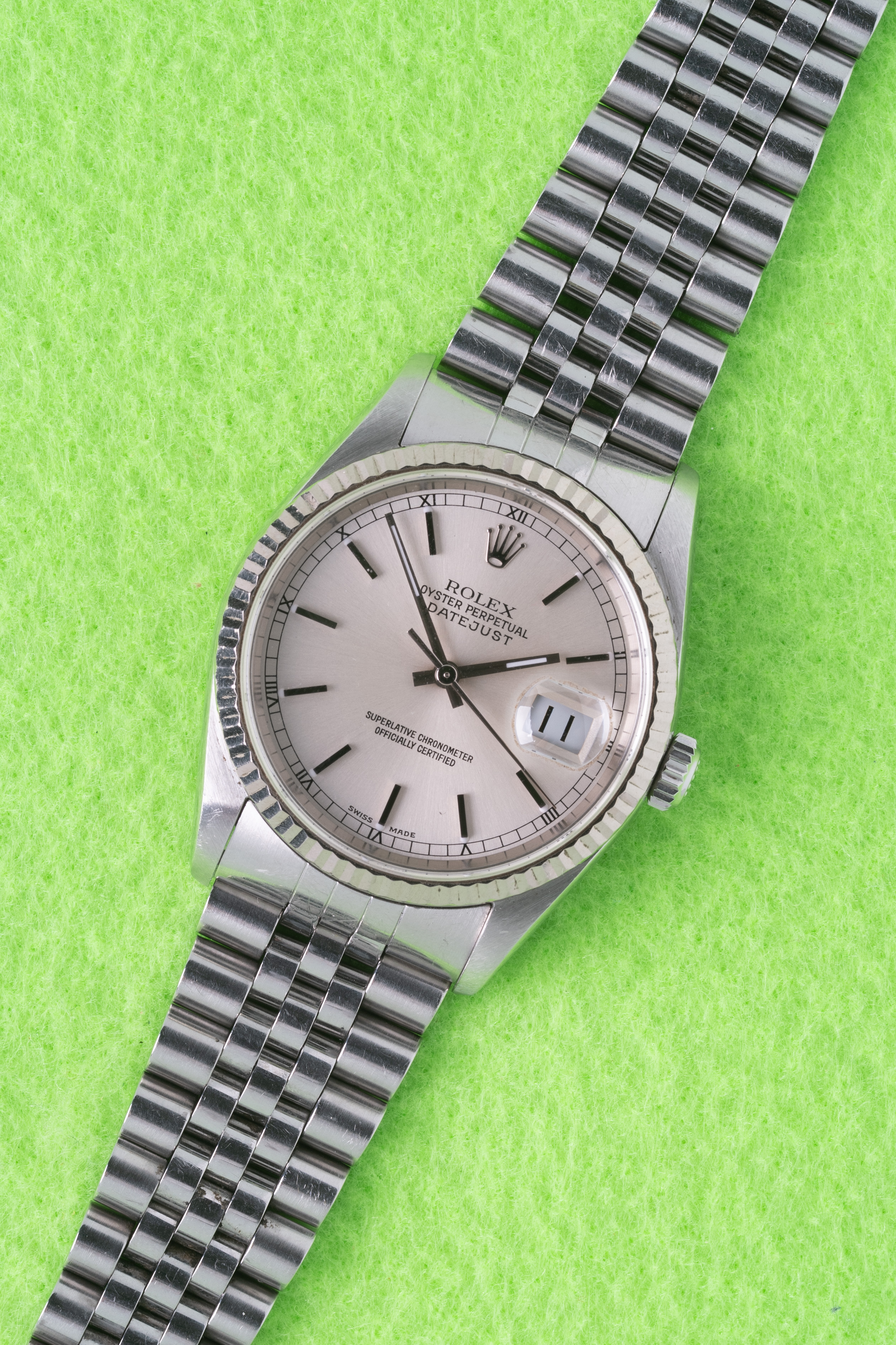 FS 2001 Rolex Datejust 16234 Silver Dial WatchCharts