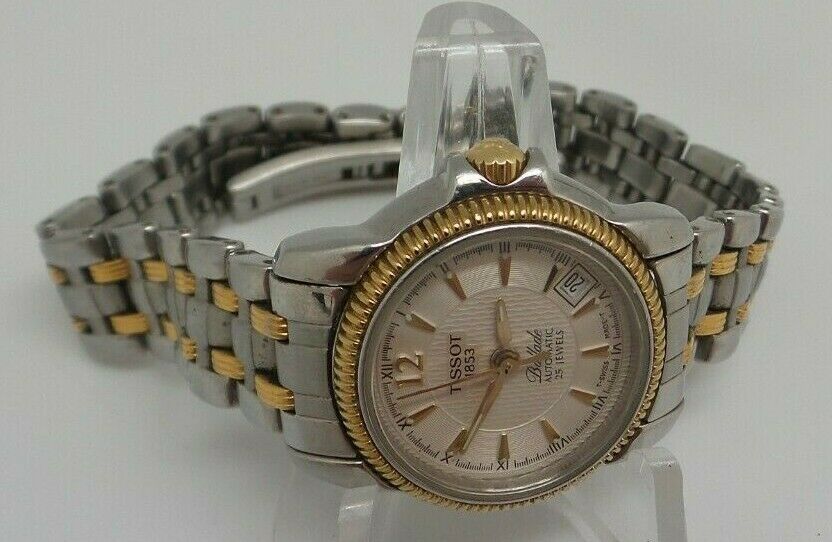 Tissot 1853 Ballade C219 319C Automatic 25J Two Tone SS Womens