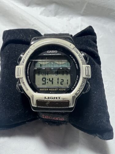 Casio illuminator wr100m discount light