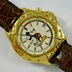 Vintage Seiko Kinetic Mickey Mouse Character Mens Wrist Watch 5M42-0C19   | WatchCharts