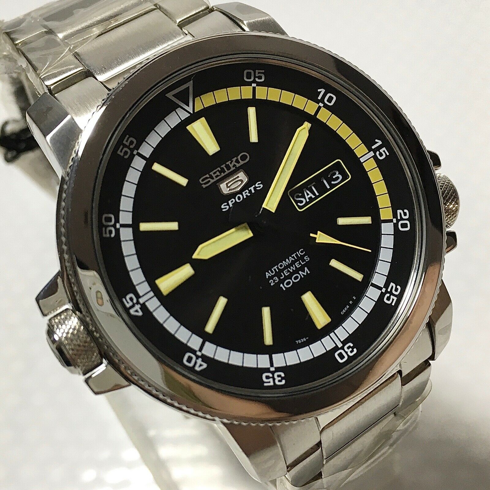 Seiko 5 clearance inner rotating bezel