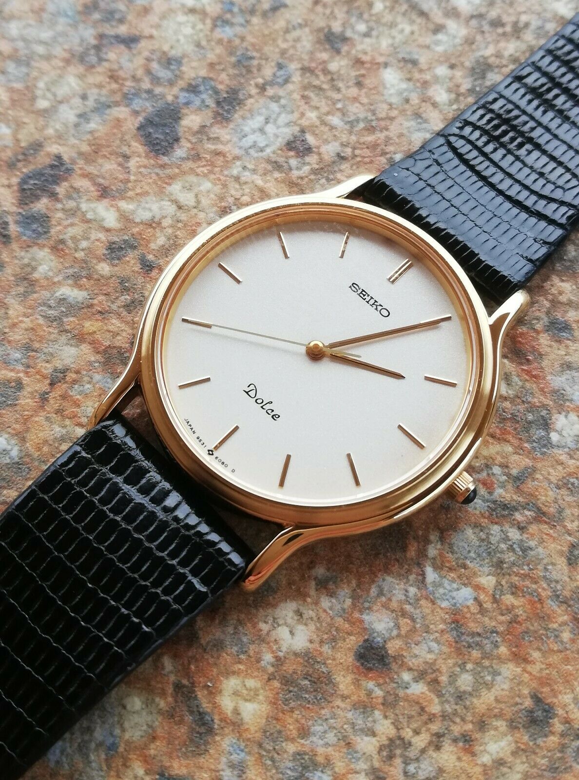 Seiko Dolce 9531 603A HAQ SGP 30 Microns August 1989 Original