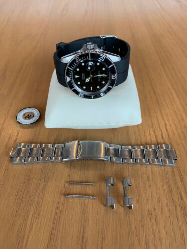 Rare Casio Submariner Homage. New Movement MTD-1003 Oyster Strap