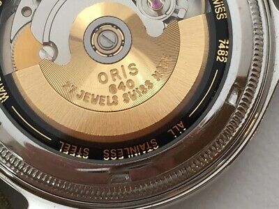 ORIS Watch 7482 640 Black 27 JEWELS Automatic Pointer Date Men s