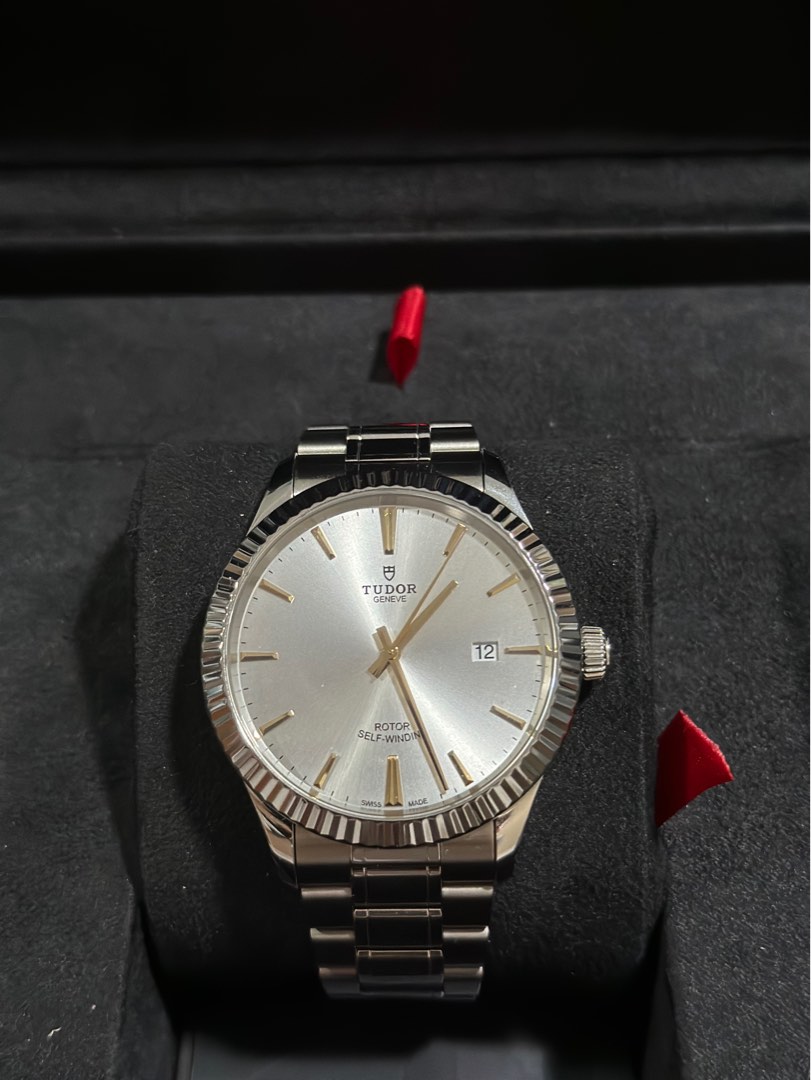 Tudor Style 12710 Silver Fluted Bezel WatchCharts Marketplace