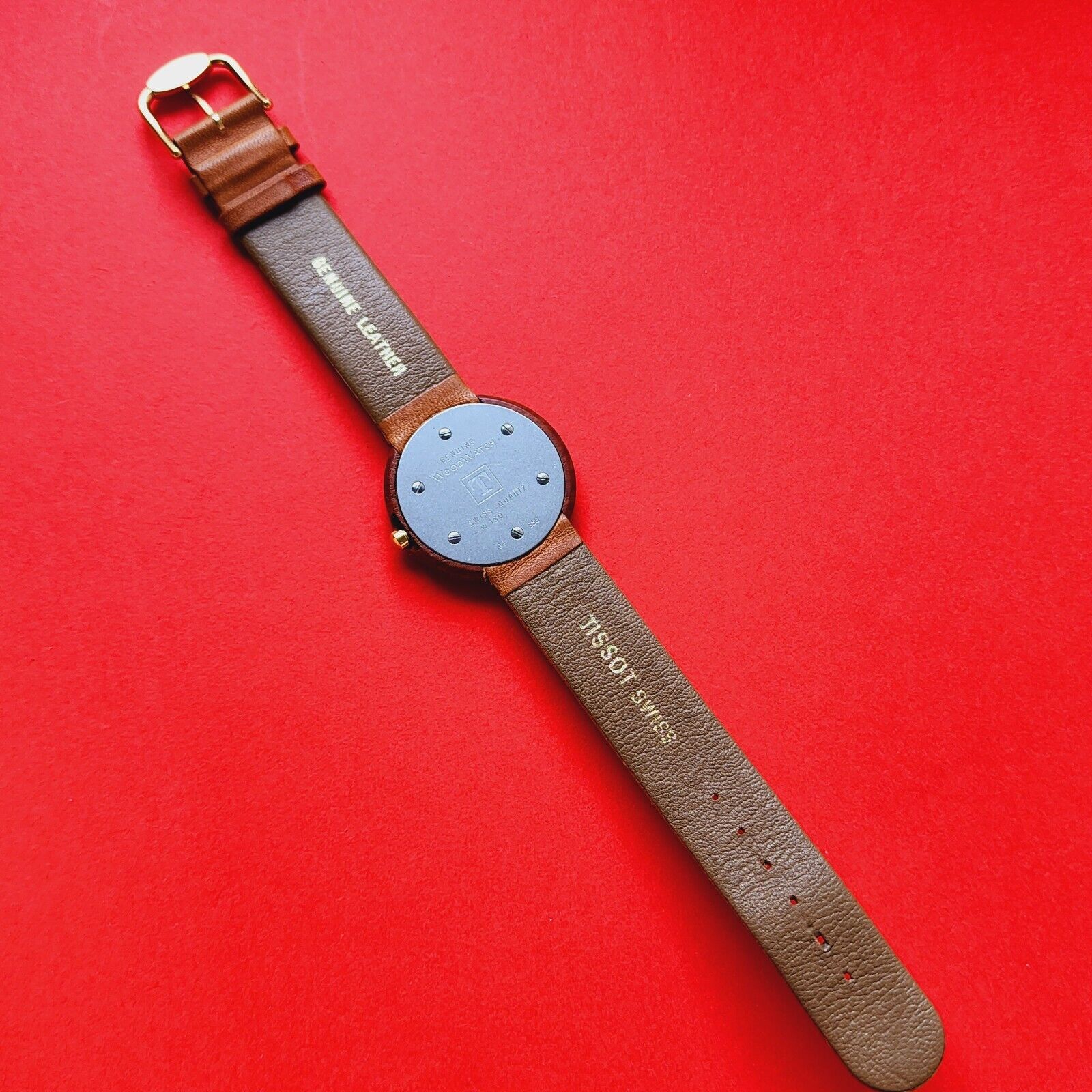 TISSOT(ティソ) 腕時計 wood watch W150 レディース ブラウン TISSOT - TISSOT(ティソ) 腕時計 wood watch W150 レディース ブラウン