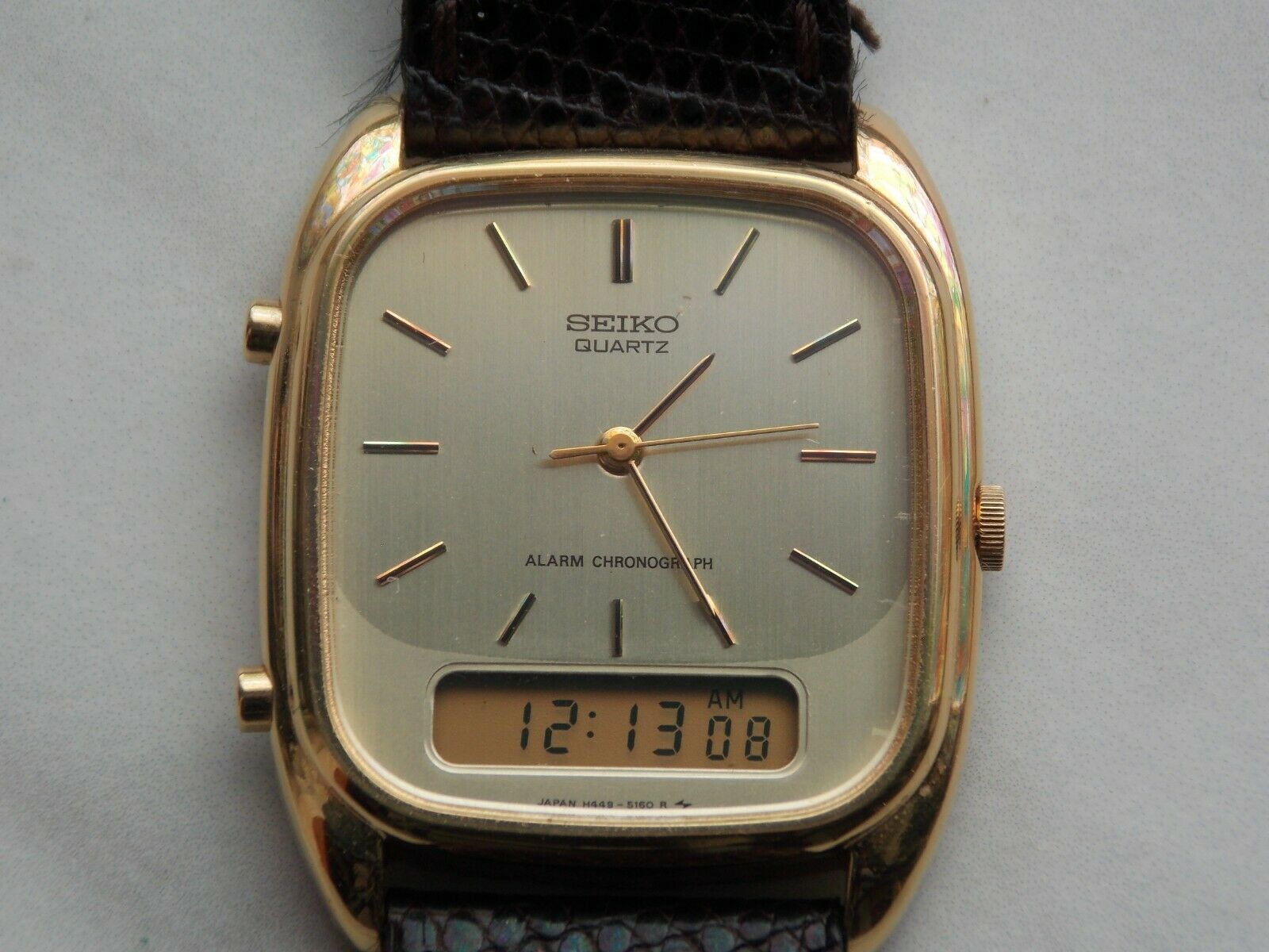 Vintage Seiko Hybrid Alarm Chronograph H449-5100 | WatchCharts 