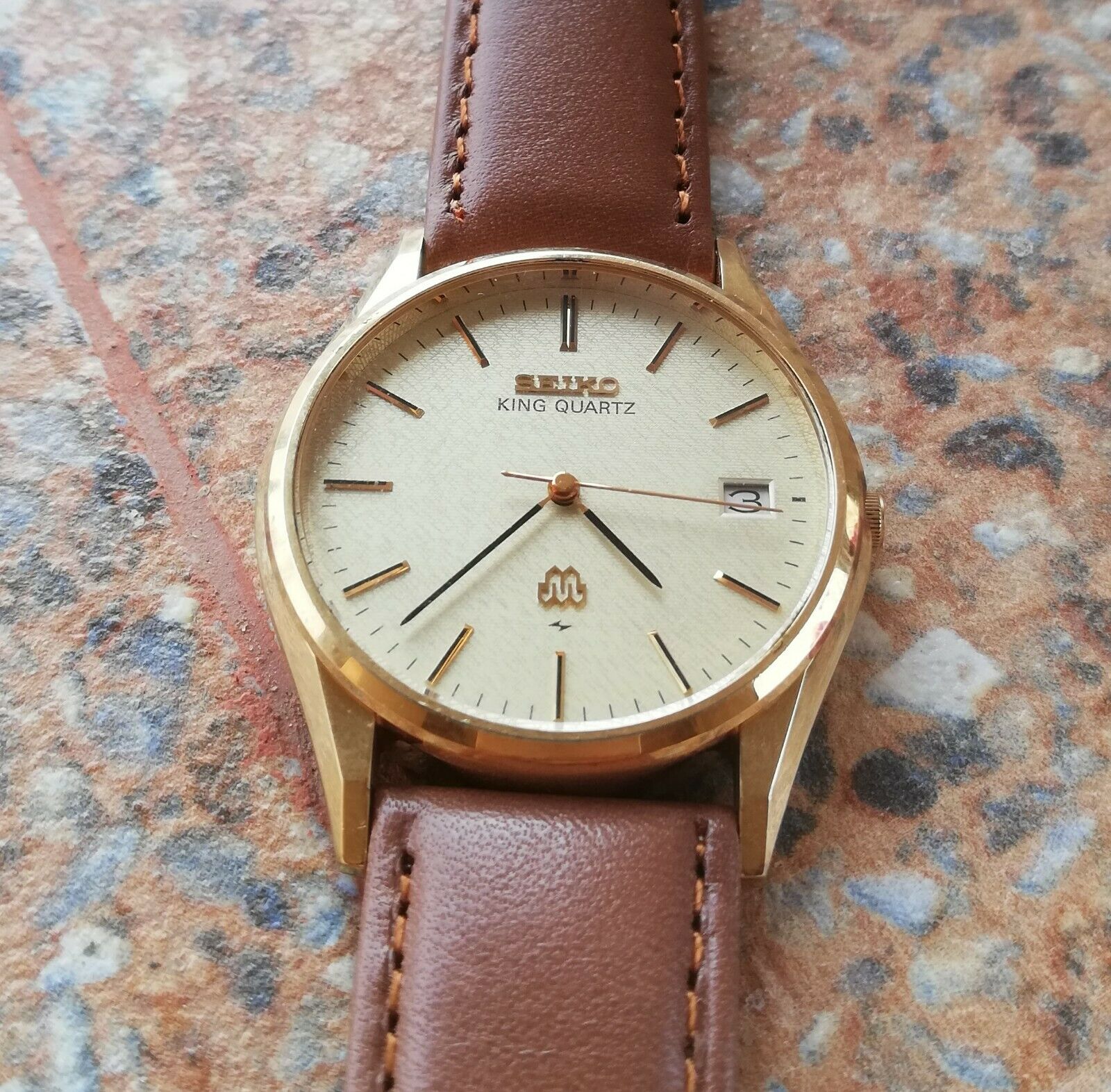 Vintage Seiko King Quartz Twin JDM 9642 8000 September 1982