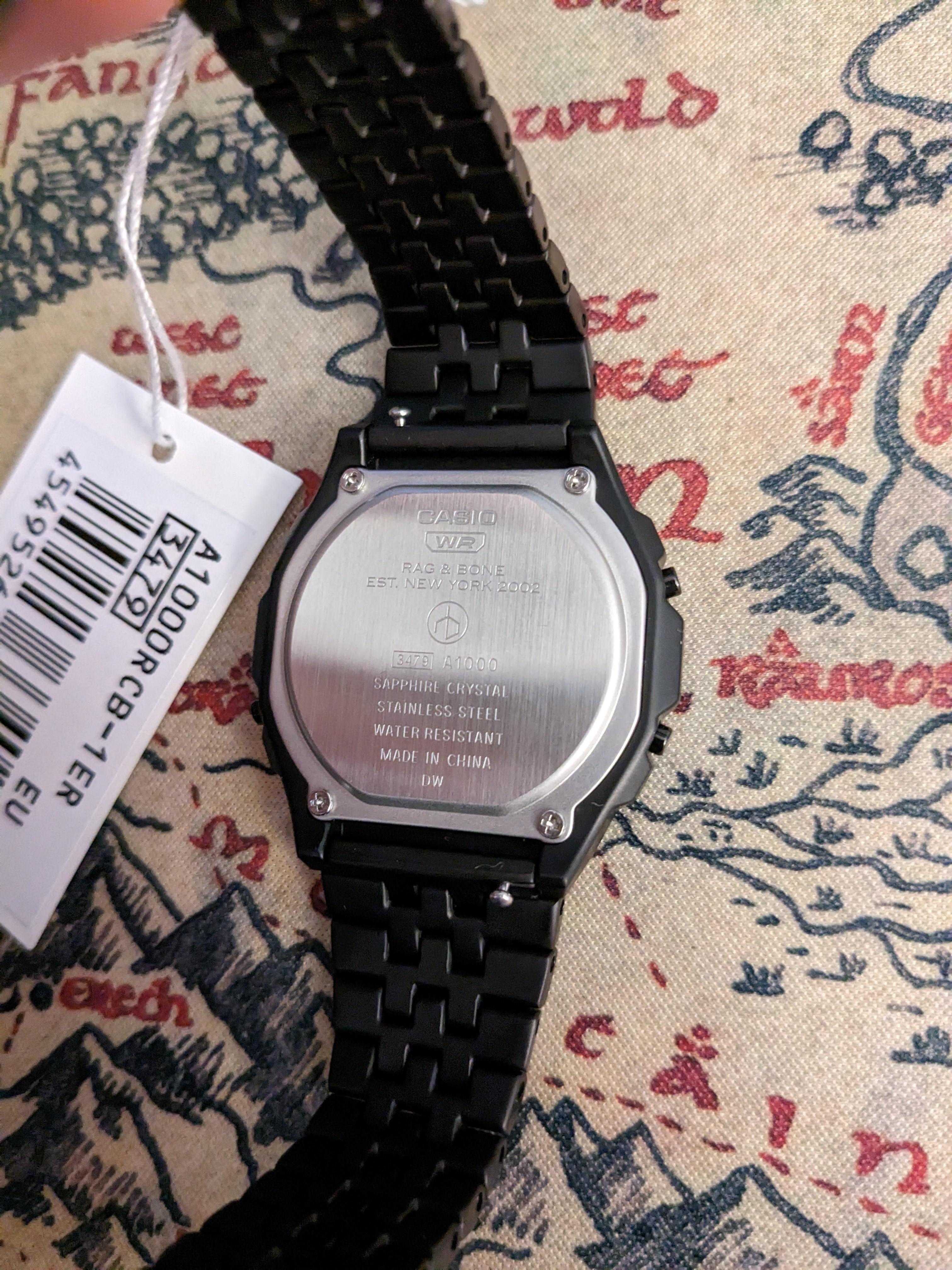 WTS] [EU-ES] Casio Rag & Bone A1000RCB-1 | WatchCharts