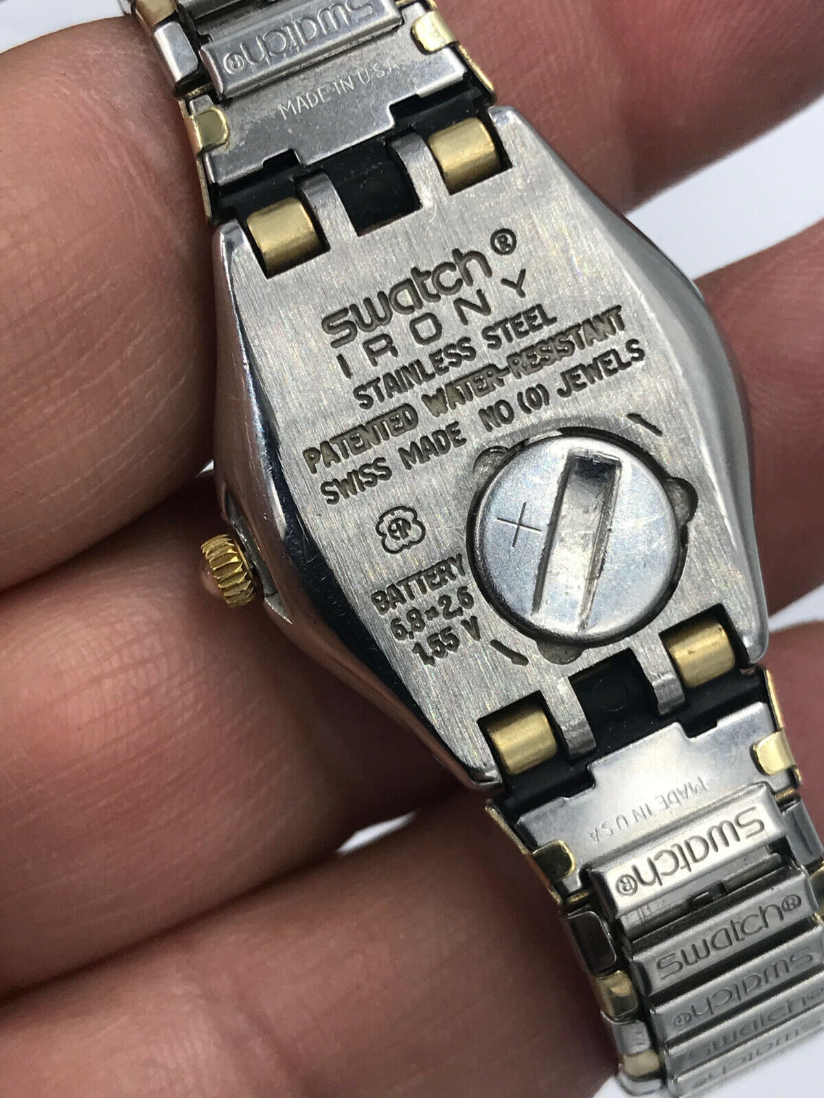 Swatch Watch Irony REVERENCE YSS100B Women's Stretch Band 2 Swatch Watch Irony REVERENCE YSS100B Women's Stretch Band 2