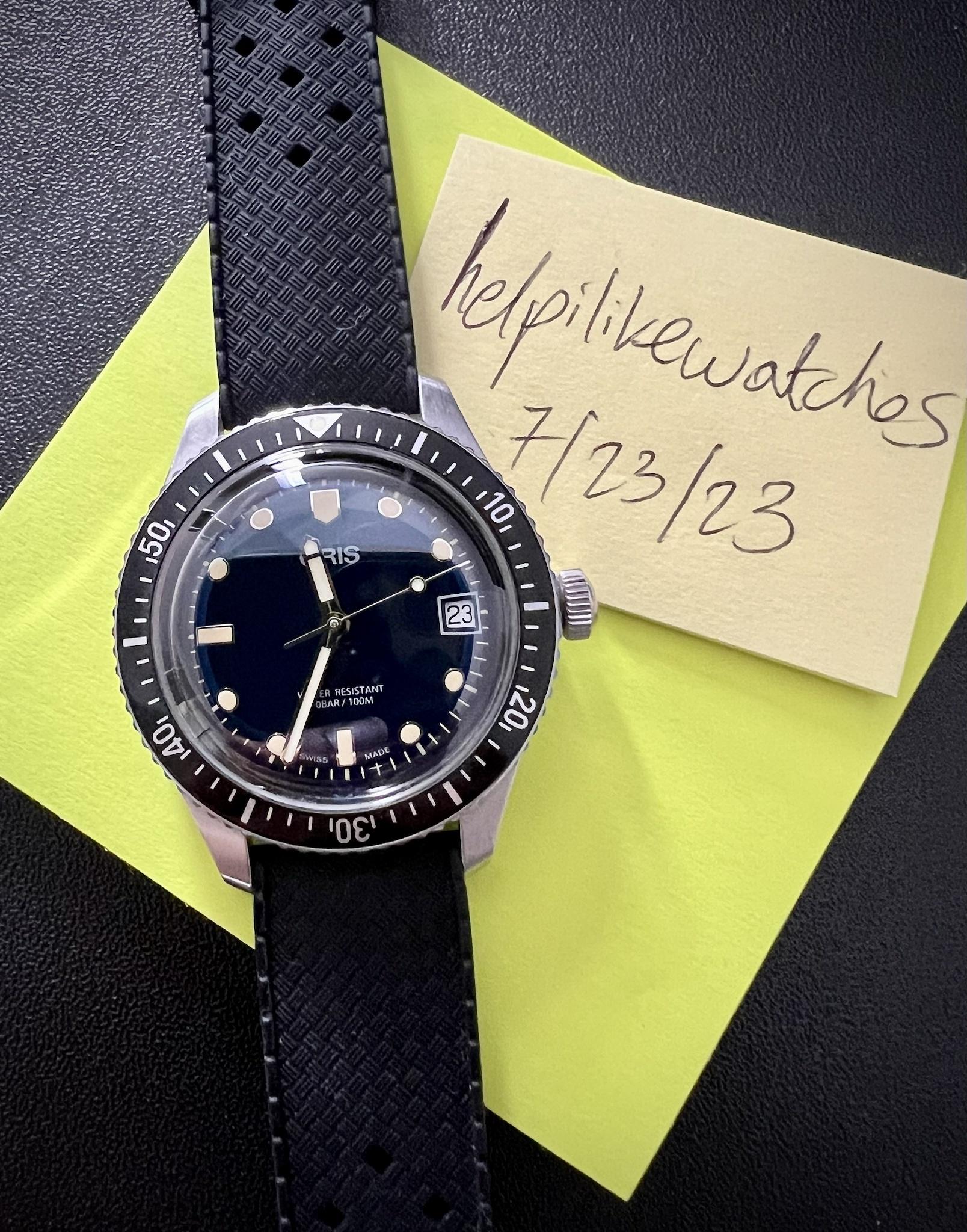 WTS Oris Divers 65 36mm Blue Dial WatchCharts Marketplace