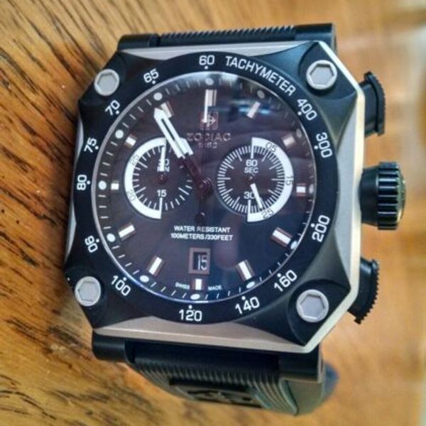 Zodiac ZMX+01 Adventure Chrono Swiss Black/Grey Watch ZO8518